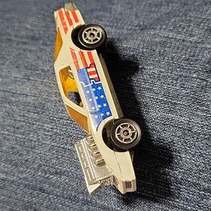 Majorette Pontiac White NUMBER ONE hot rod sports toy car